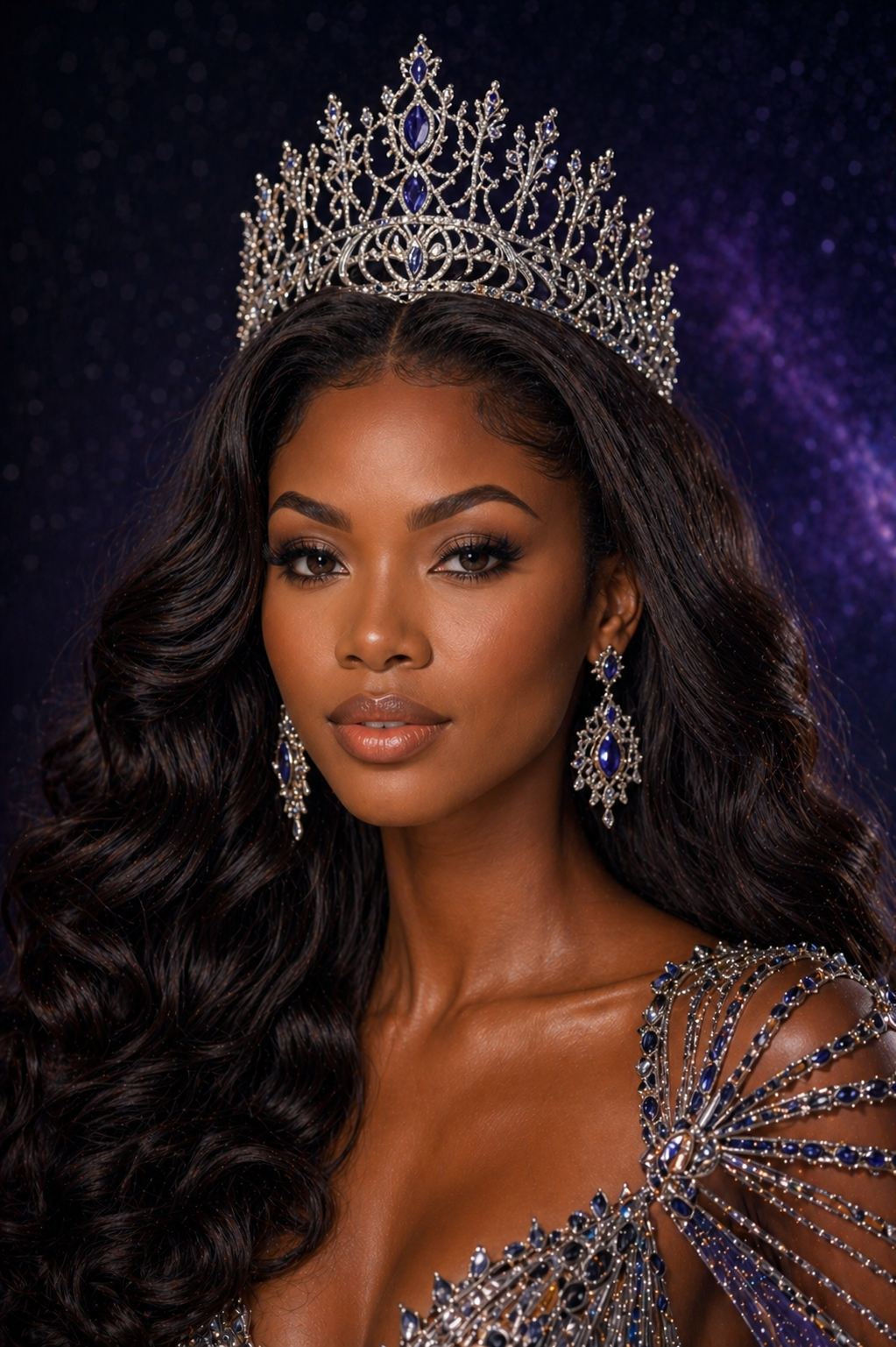 Elegant woman representing Miss Aetheris values and prestige